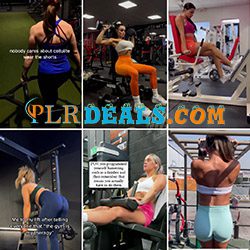 Gym-Fitness Training Video clips PLR